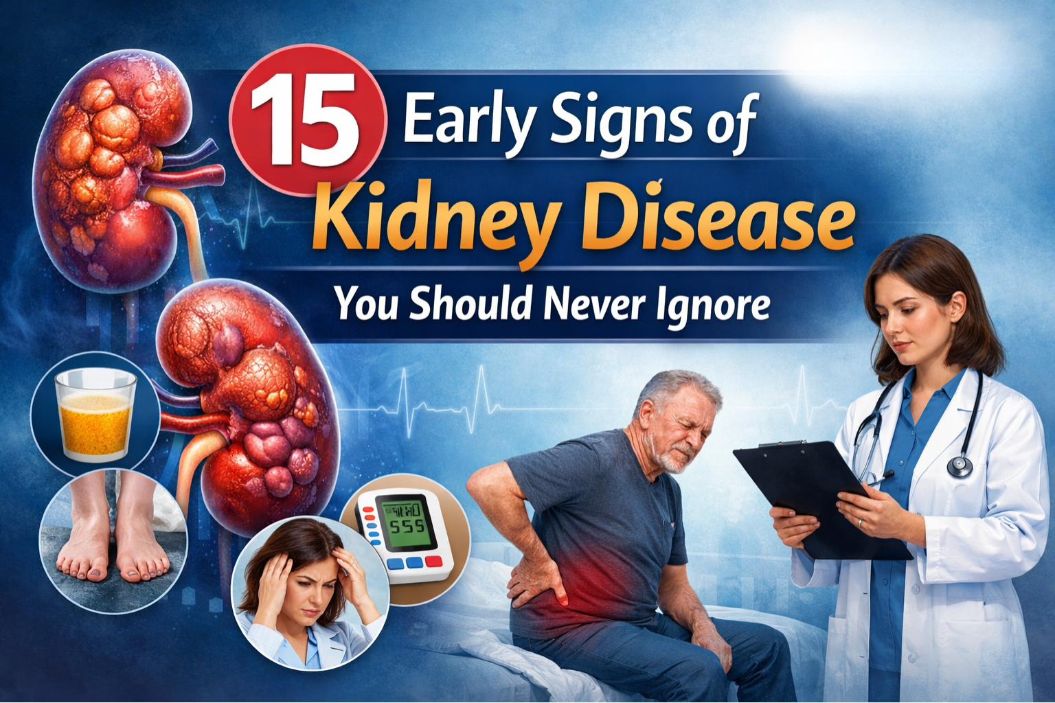 15 Early Signs of Kidney Disease You Should Never Ignore
