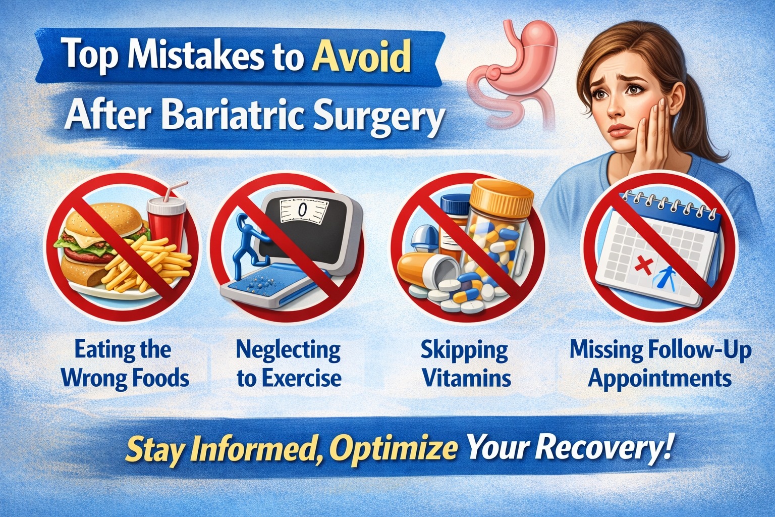  Top mistakes to avoid after bariatric surgery